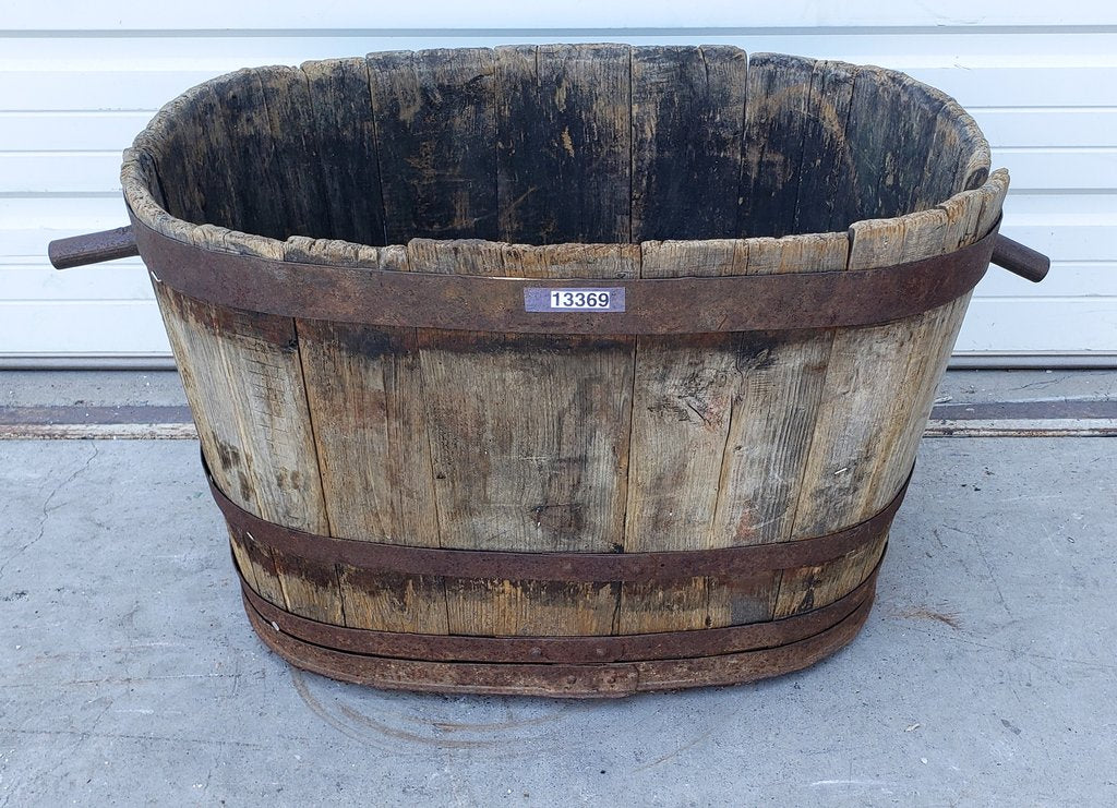 Antique Grape Harvesting Bucket