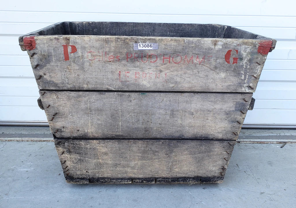 Large Champagne Crate from France