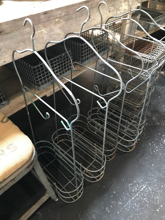Zinc Wire Hanger Basket