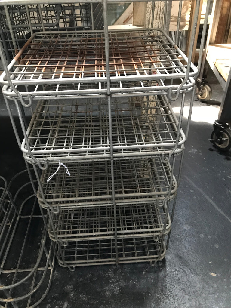 Small Zinc Wire Stackable Basket