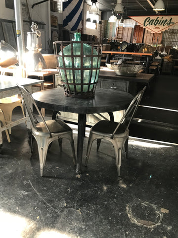 Round Metal Dining Table