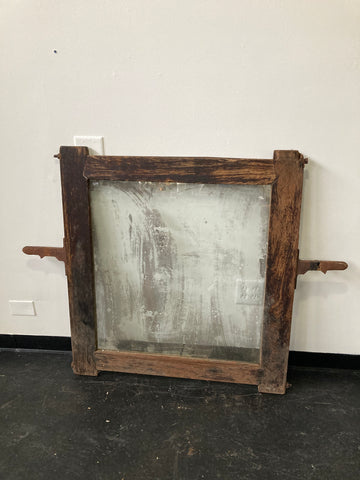 Wood Frame with Desilvered Mirror