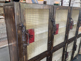 Large Metal Mesh Locker Cabinet