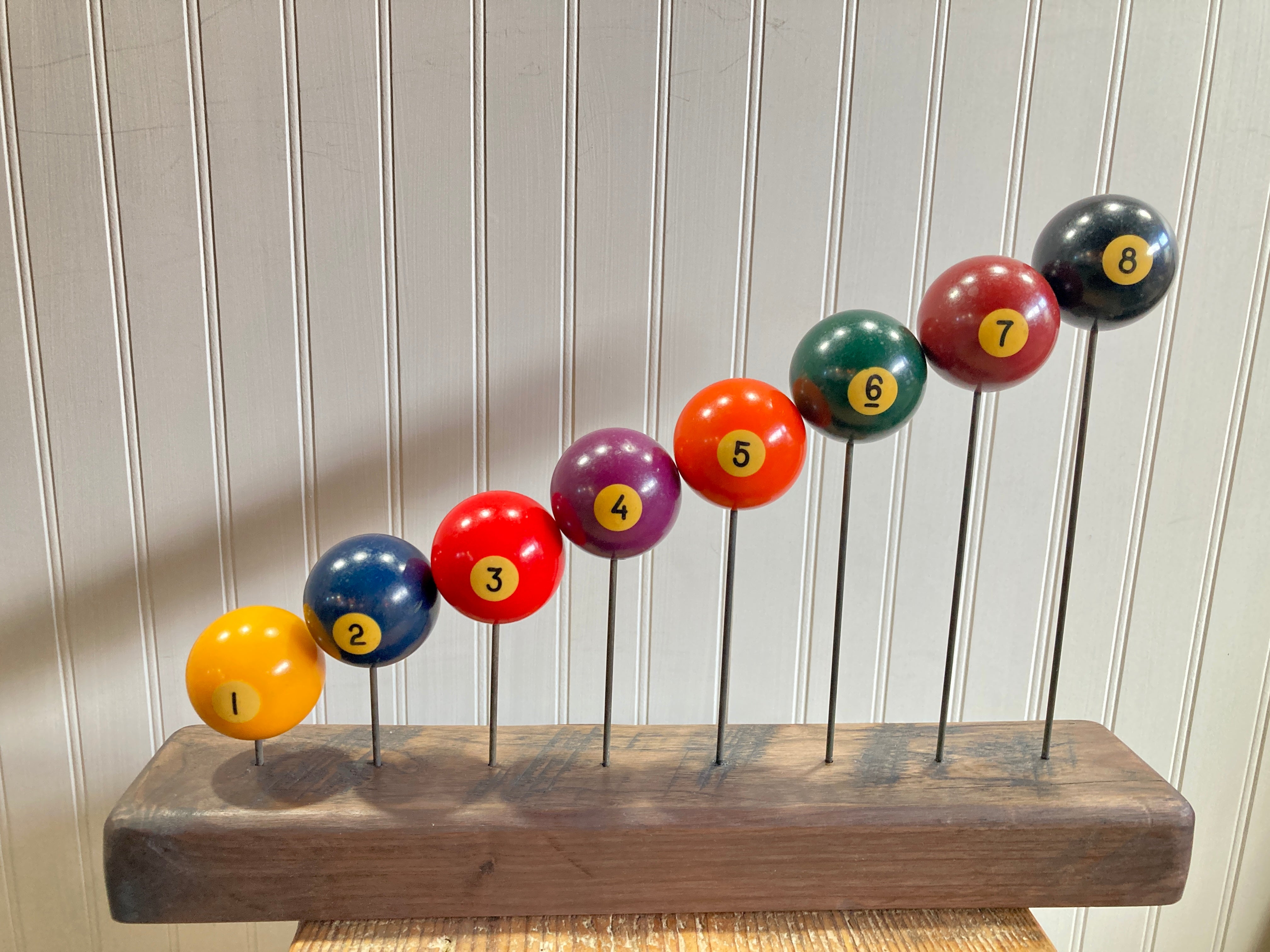 Billiard Ball Rainbow Art Antiquities Warehouse of Grand Traverse