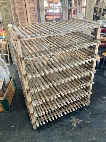 Large Wooden Shelf Rack