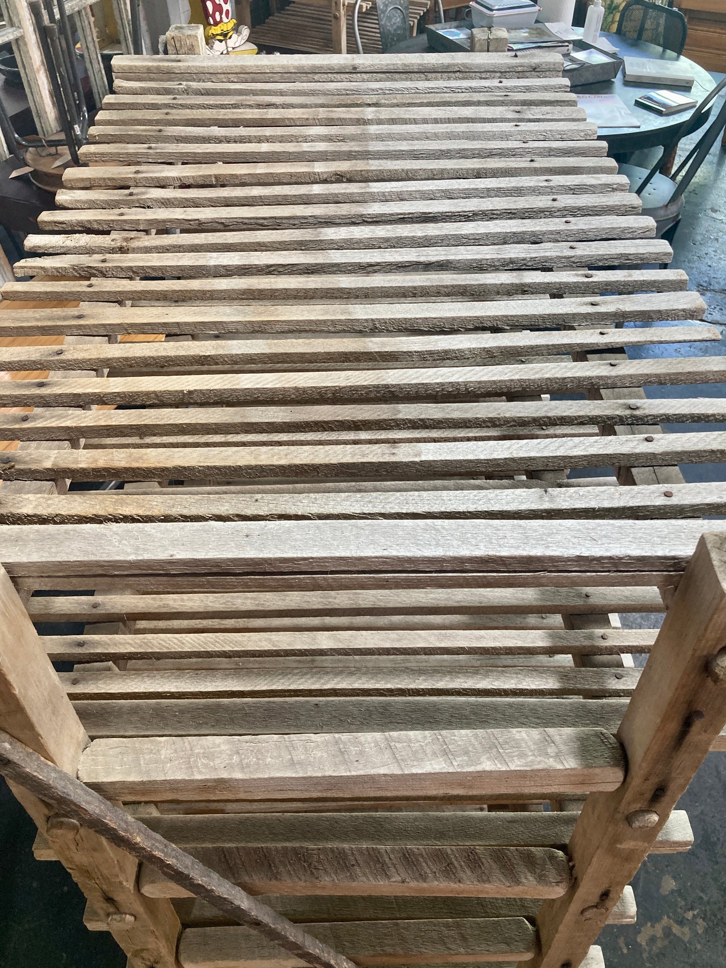 Large Wooden Shelf Rack