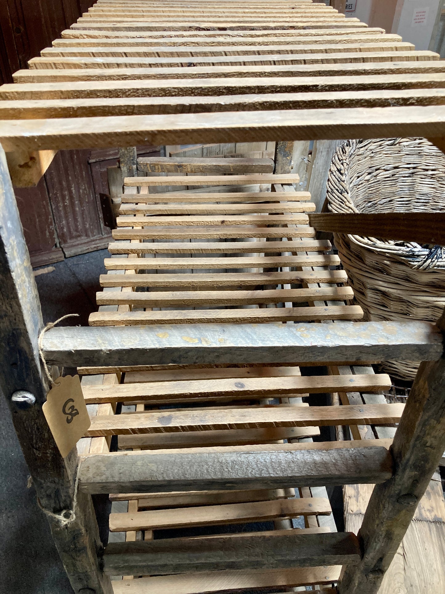 Large Wooden Shelf Rack – Antiquities Warehouse of Grand Traverse