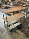 Industrial Push Cart/Bar Cart on Wheels