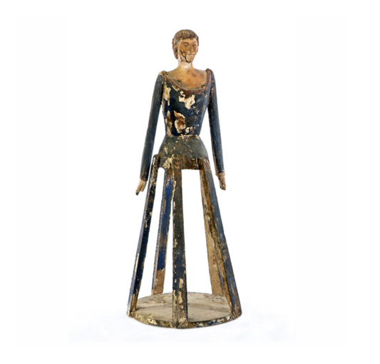 Wooden Figure on Stand