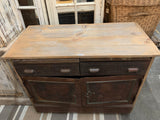 Metal Cabinet with Barn Wood Top