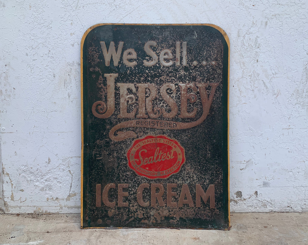 We Sell Jersey Ice Cream Sign
