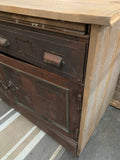 Metal Cabinet with Barn Wood Top