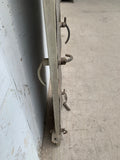 Industrial Single White Metal Ship Exit Door